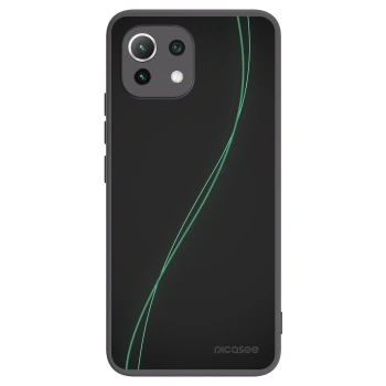 Picasee silikonowe czarne etui na Xiaomi 11 Lite 5G NE - Be Different
