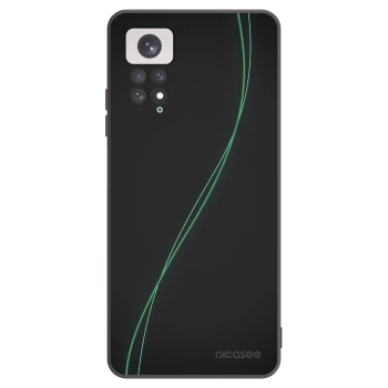 Picasee silikonowe czarne etui na Xiaomi Redmi Note 11 - Be Different