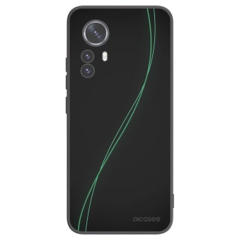 Picasee silikonowe czarne etui na Xiaomi 12 Pro - Be Different