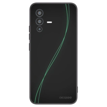 Picasee silikonowe czarne etui na Vivo V23 5G - Be Different