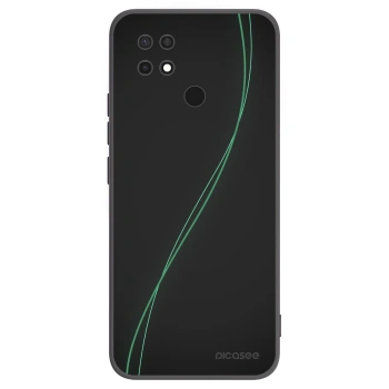 Picasee silikonowe czarne etui na Xiaomi Redmi 10C - Be Different