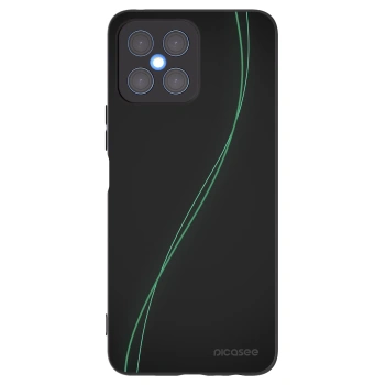 Picasee silikonowe czarne etui na Honor X8 4G - Be Different