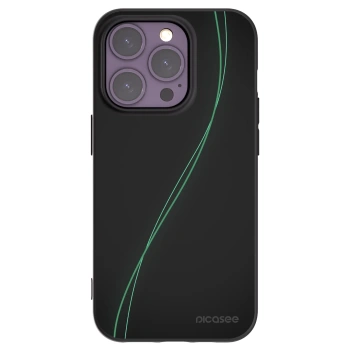 Picasee silikonowe czarne etui na Apple iPhone 14 Pro - Be Different