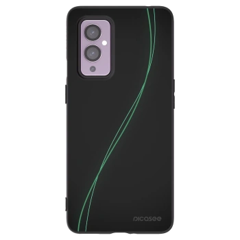 Picasee silikonowe czarne etui na OnePlus 9 - Be Different