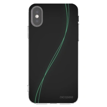 Picasee silikonowe przeźroczyste etui na Apple iPhone X/XS - Be Different