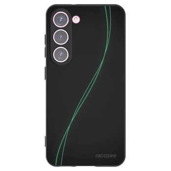 Picasee silikonowe czarne etui na Samsung Galaxy S23 5G - Be Different