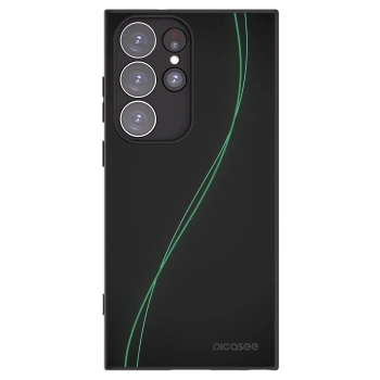 Picasee silikonowe czarne etui na Samsung Galaxy S23 Ultra 5G - Be Different