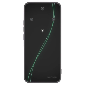 Picasee silikonowe czarne etui na Honor Magic5 Lite 5G - Be Different