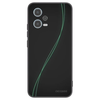 Picasee silikonowe czarne etui na Xiaomi Redmi Note 12 5G - Be Different