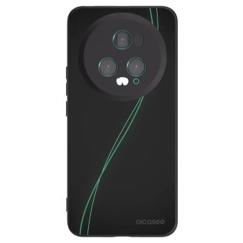 Picasee silikonowe czarne etui na Honor Magic5 Pro - Be Different