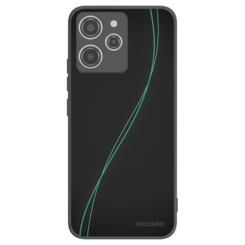 Picasee silikonowe czarne etui na Xiaomi Redmi 12 4G - Be Different