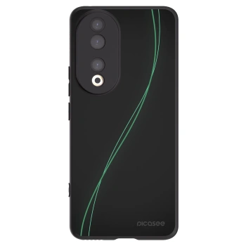 Picasee silikonowe czarne etui na Honor 90 5G - Be Different