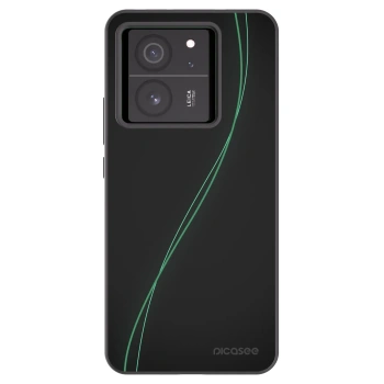 Picasee silikonowe czarne etui na Xiaomi 13T Pro - Be Different
