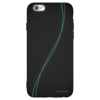 Picasee silikonowe czarne etui na Apple iPhone 6/6S - Be Different