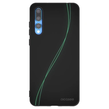 Picasee silikonowe czarne etui na Huawei P20 Pro - Be Different