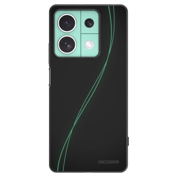 Picasee silikonowe czarne etui na Xiaomi Redmi Note 13 5G - Be Different