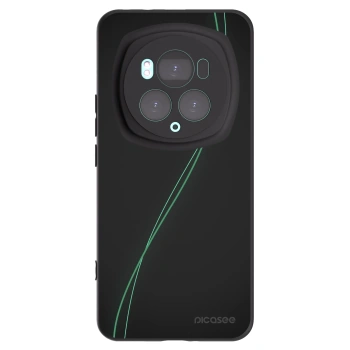 Picasee silikonowe czarne etui na Honor Magic6 Pro - Be Different