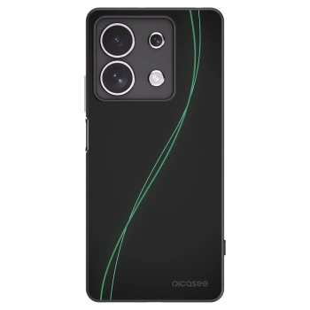 Picasee silikonowe czarne etui na Xiaomi Redmi Note 13 4G - Be Different