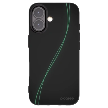 Picasee silikonowe czarne etui na Apple iPhone 16 - Be Different