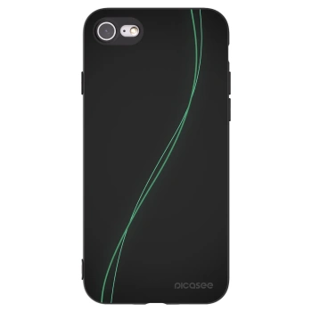 Picasee silikonowe czarne etui na Apple iPhone 8 - Be Different