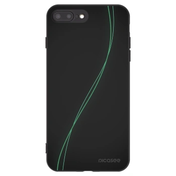 Picasee silikonowe czarne etui na Apple iPhone 8 Plus - Be Different