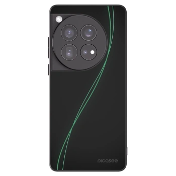 Picasee silikonowe czarne etui na OnePlus 12 5G - Be Different