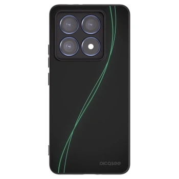 Picasee silikonowe czarne etui na Xiaomi 14T Pro - Be Different