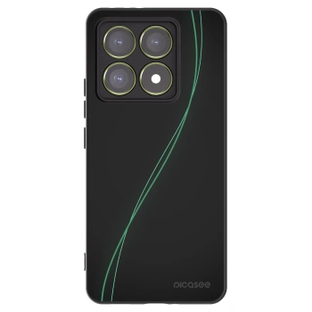 Picasee silikonowe czarne etui na Xiaomi 14T - Be Different