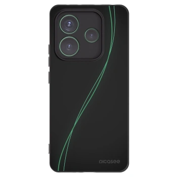 Picasee silikonowe czarne etui na Xiaomi Redmi Note 14 5G - Be Different