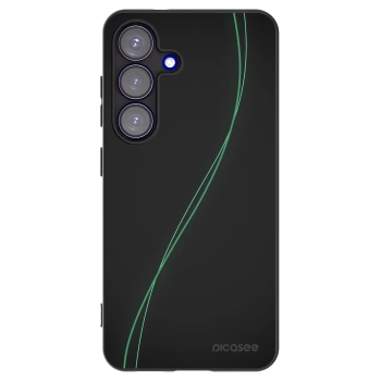 Picasee silikonowe czarne etui na Samsung Galaxy S25 5G - Be Different