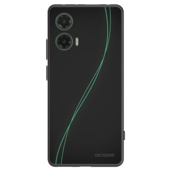 Picasee silikonowe czarne etui na Motorola Moto G35 5G - Be Different