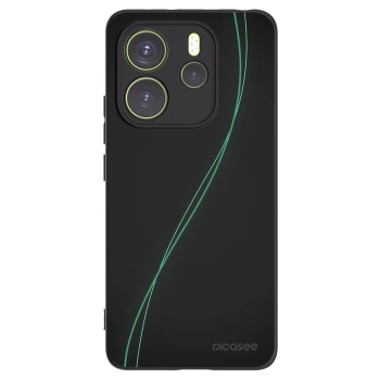 Picasee silikonowe czarne etui na Xiaomi Redmi Note 14 4G - Be Different