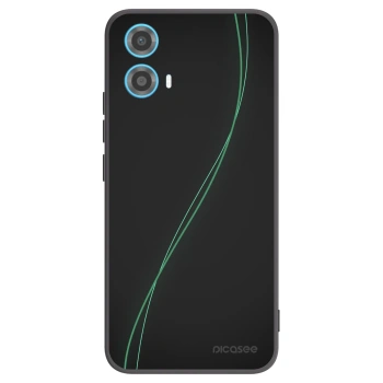 Picasee silikonowe czarne etui na Motorola Moto G34 5G - Be Different