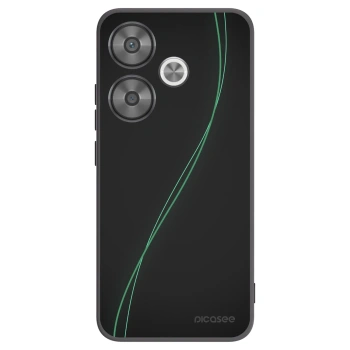 Picasee silikonowe czarne etui na Xiaomi Poco F6 - Be Different