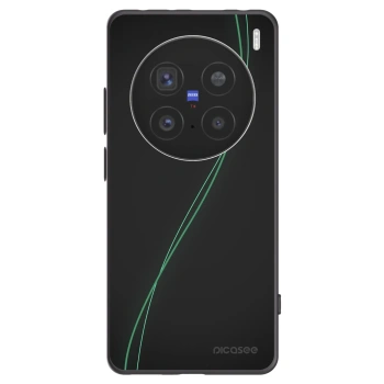Picasee silikonowe czarne etui na Vivo X200 Pro - Be Different