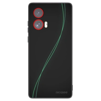 Picasee silikonowe czarne etui na Motorola Edge 50 Fusion - Be Different
