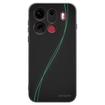 Picasee silikonowe czarne etui na OPPO Find X9 Pro - Be Different