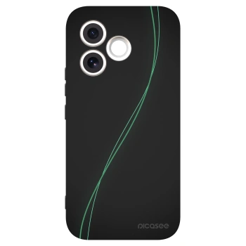 Picasee silikonowe czarne etui na Honor 600 Lite - Be Different