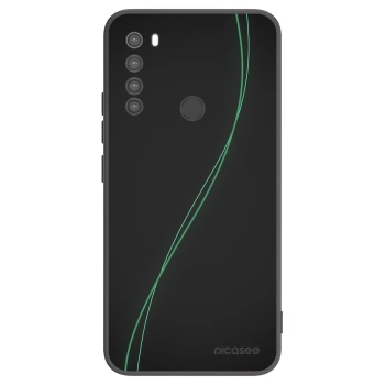 Picasee silikonowe czarne etui na Xiaomi Redmi Note 8 - Be Different