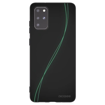 Picasee silikonowe czarne etui na Samsung Galaxy S20+ G985F - Be Different