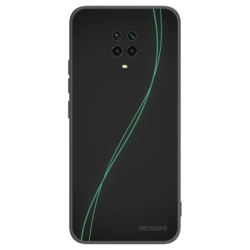 Picasee silikonowe czarne etui na Xiaomi Redmi Note 9 Pro - Be Different