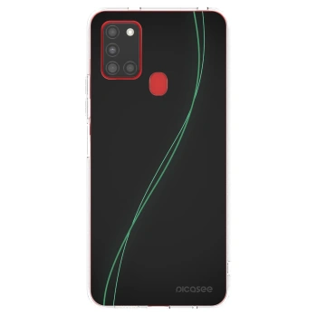 Picasee silikonowe przeźroczyste etui na Samsung Galaxy A21s - Be Different