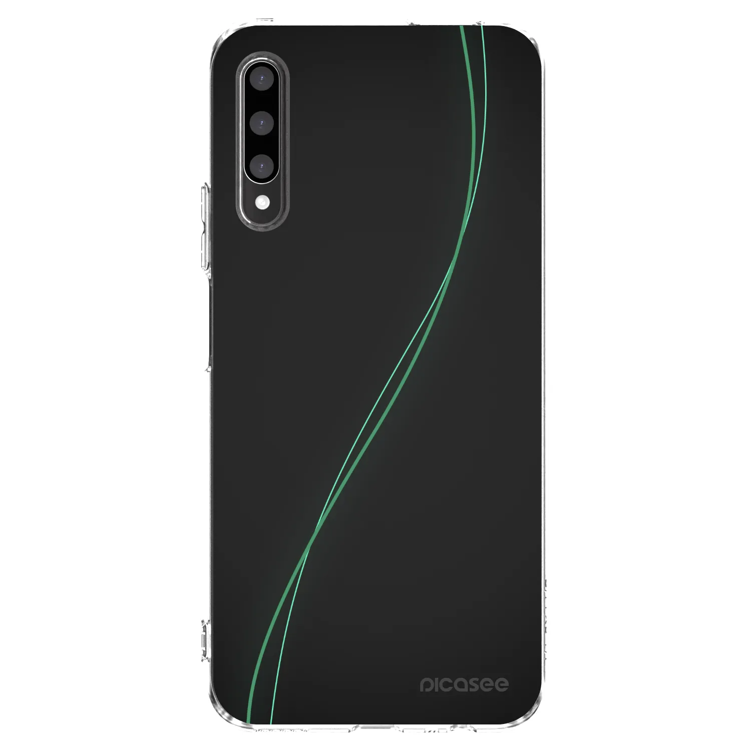 Picasee silikonowe przeźroczyste etui na Honor 9X Pro - Be Different
