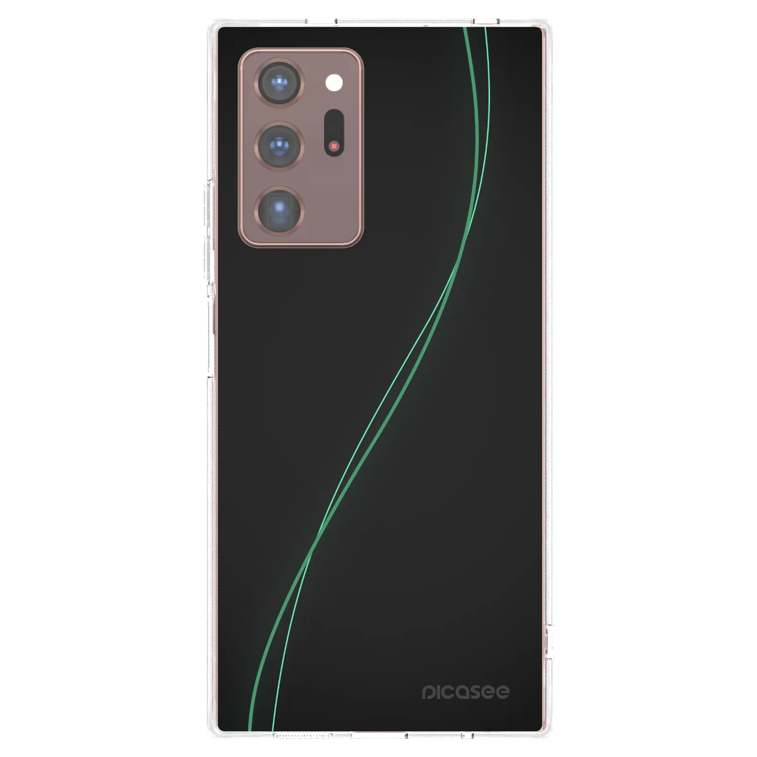 Picasee silikonowe przeźroczyste etui na Samsung Galaxy Note 20 Ultra - Be Different