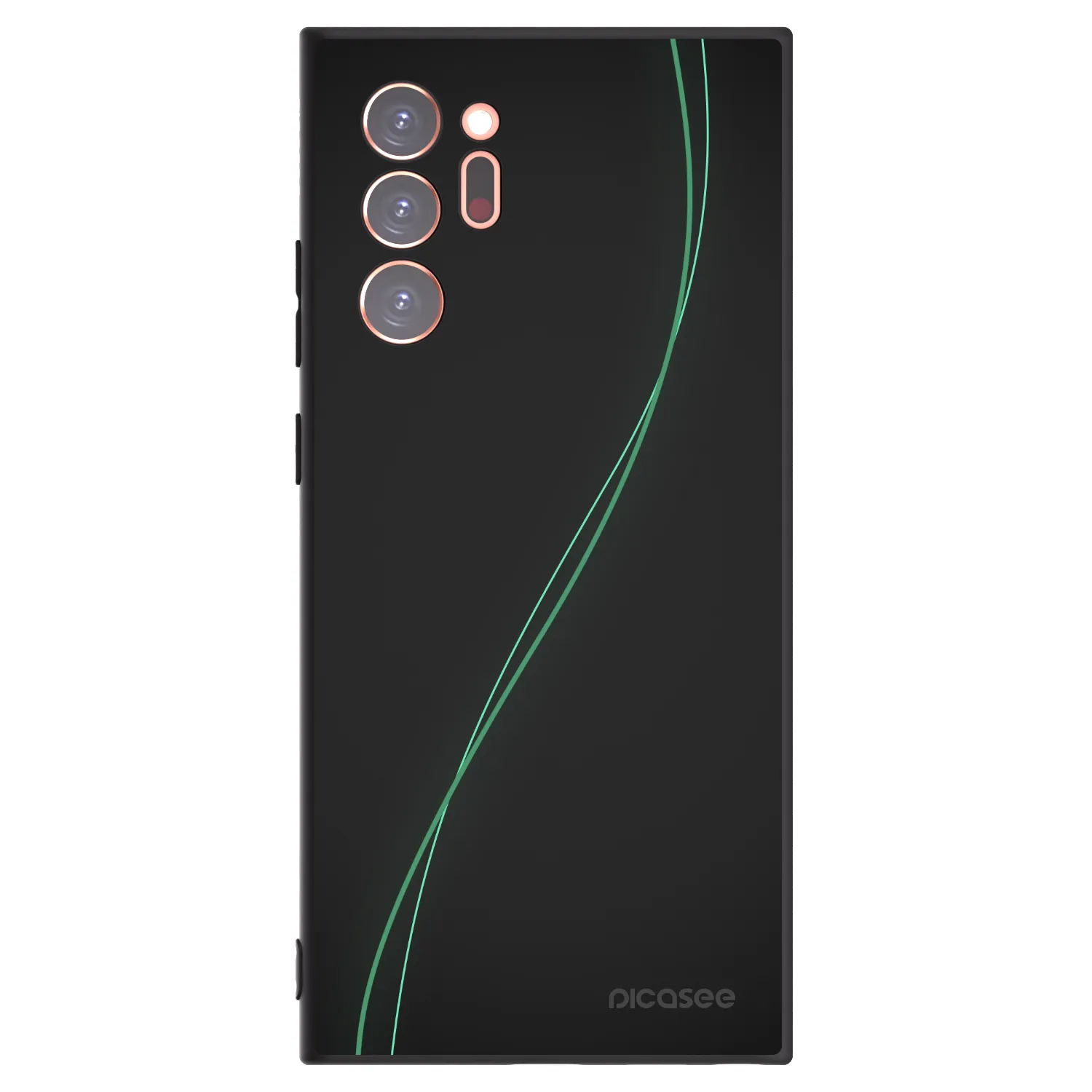 Picasee silikonowe czarne etui na Samsung Galaxy Note 20 Ultra - Be Different