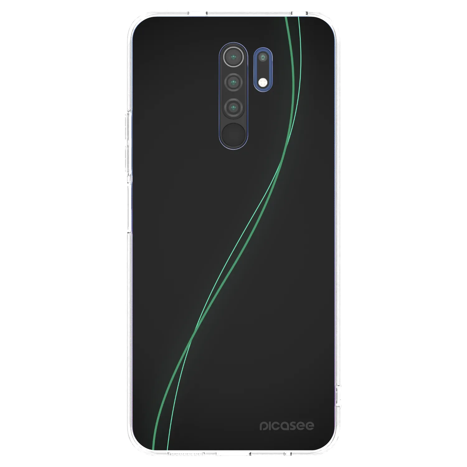 Picasee silikonowe przeźroczyste etui na Xiaomi Redmi 9 - Be Different