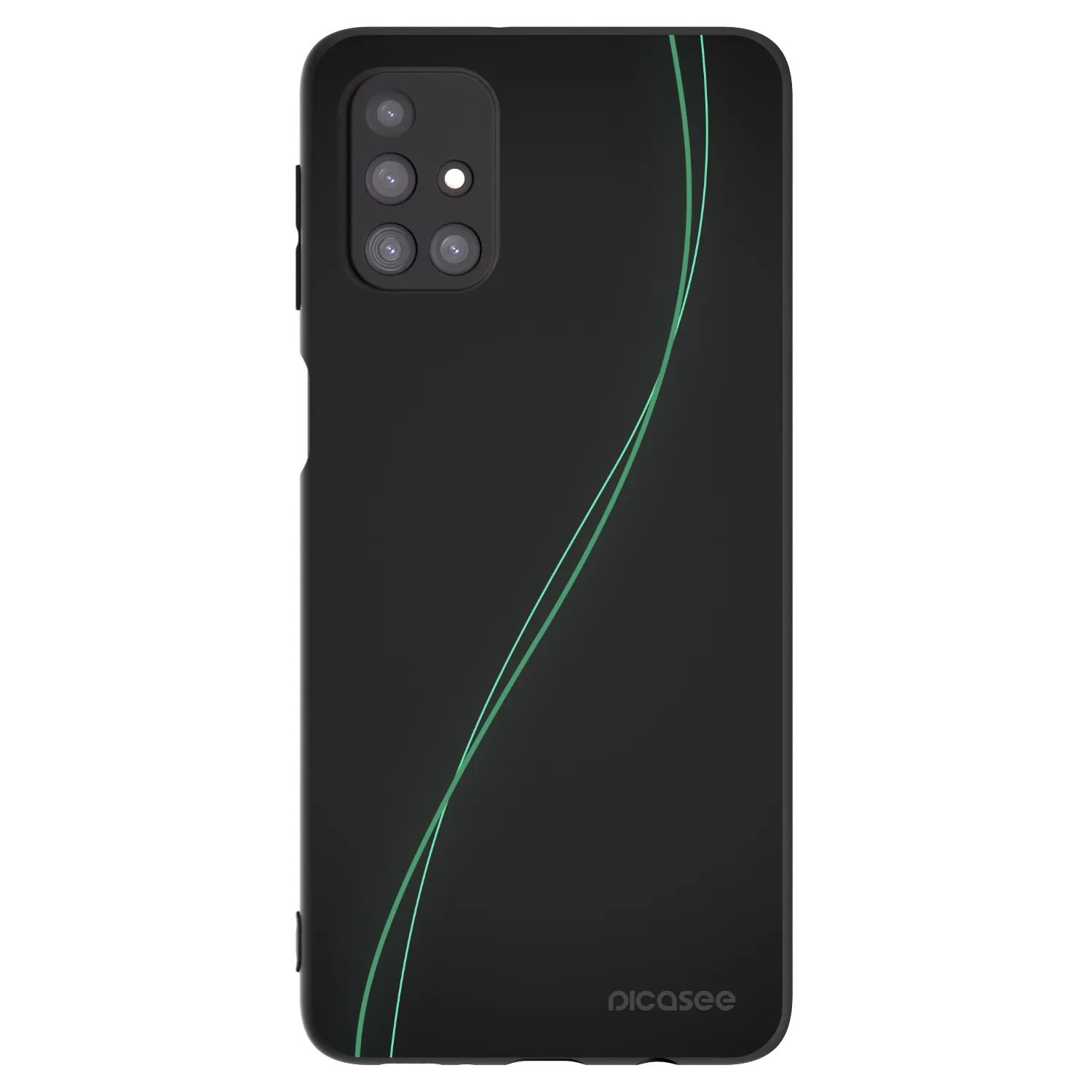 Picasee silikonowe czarne etui na Samsung Galaxy M31s - Be Different
