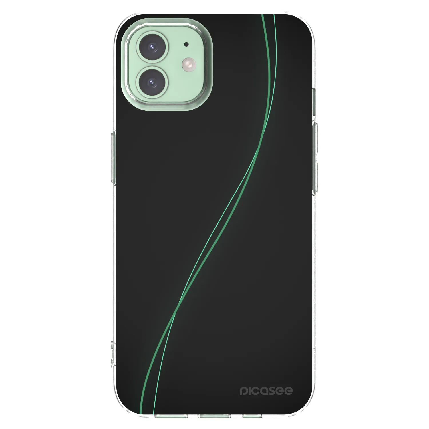 Picasee silikonowe przeźroczyste etui na Apple iPhone 12 - Be Different
