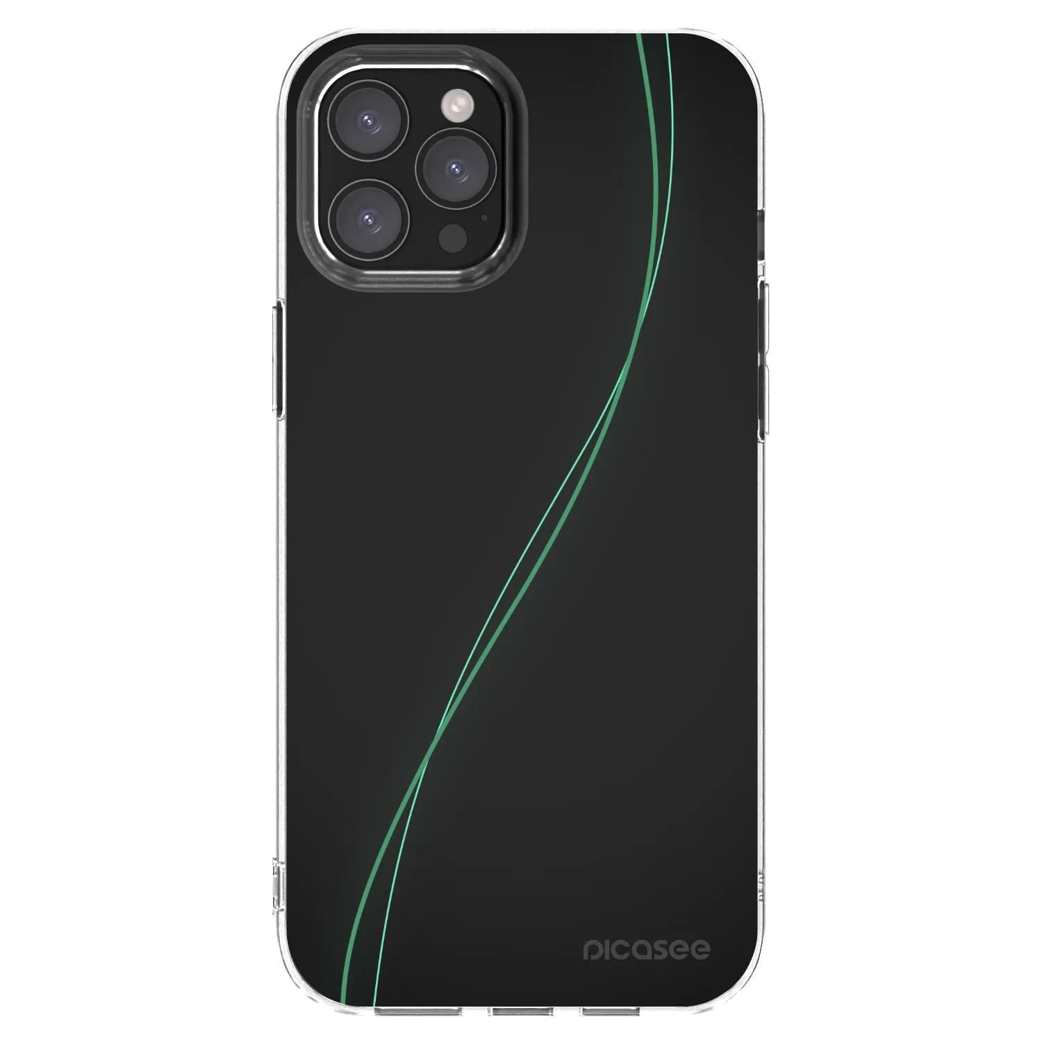 Picasee silikonowe przeźroczyste etui na Apple iPhone 12 Pro Max - Be Different