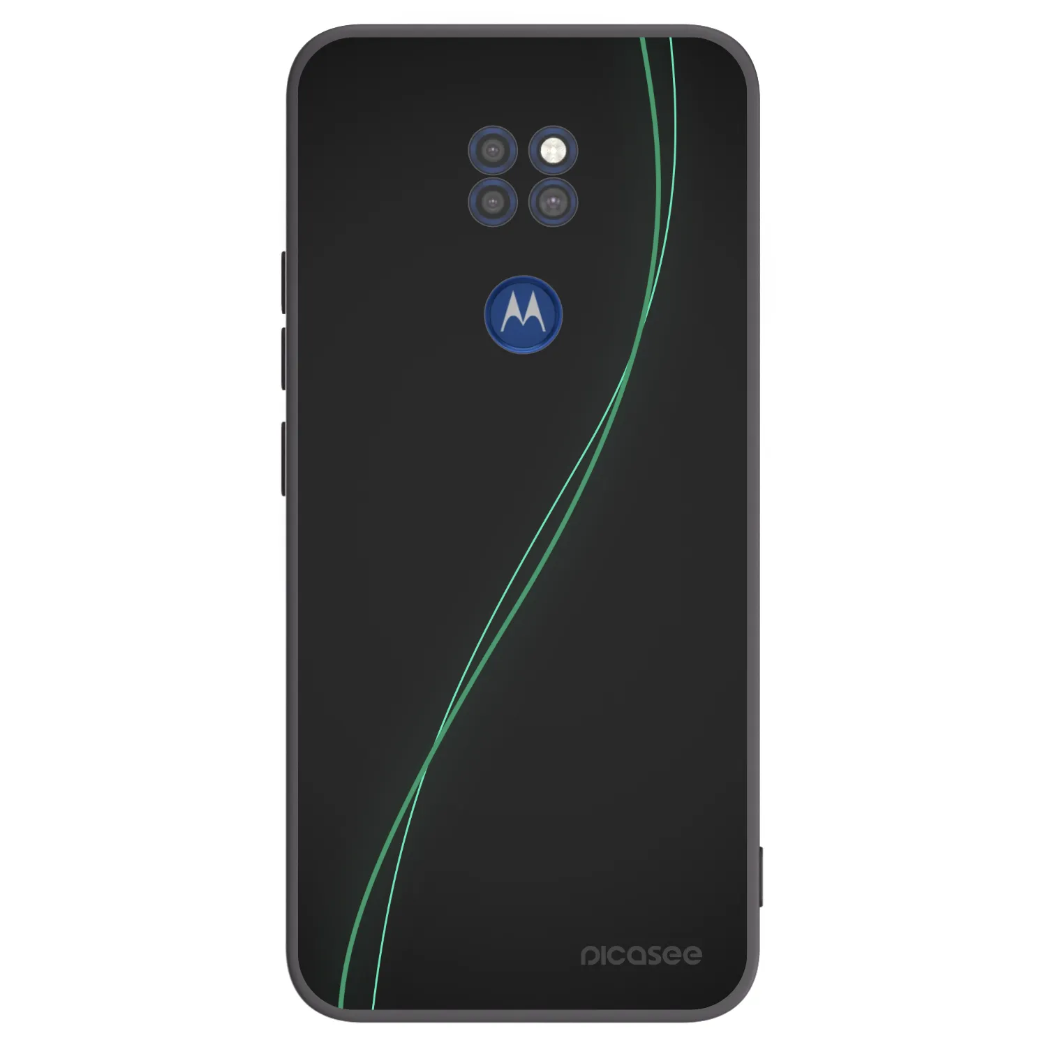 Picasee silikonowe czarne etui na Motorola Moto G9 Play - Be Different